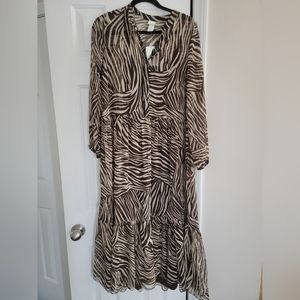 New animal print dress